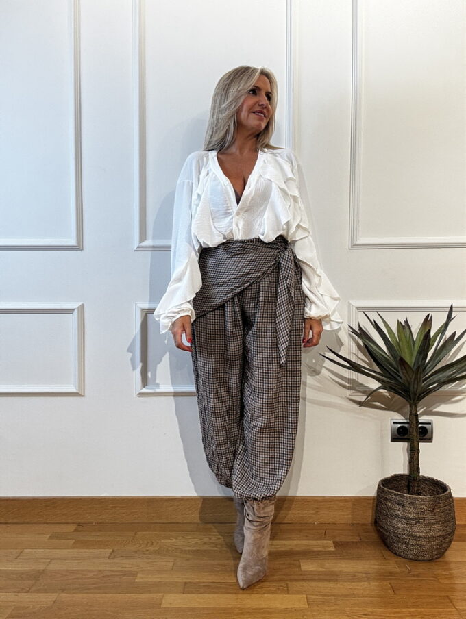 Pantalon Cuadros Pañuelo