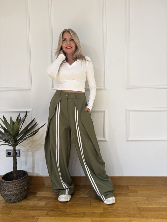 Pantalon Solapado Rayas