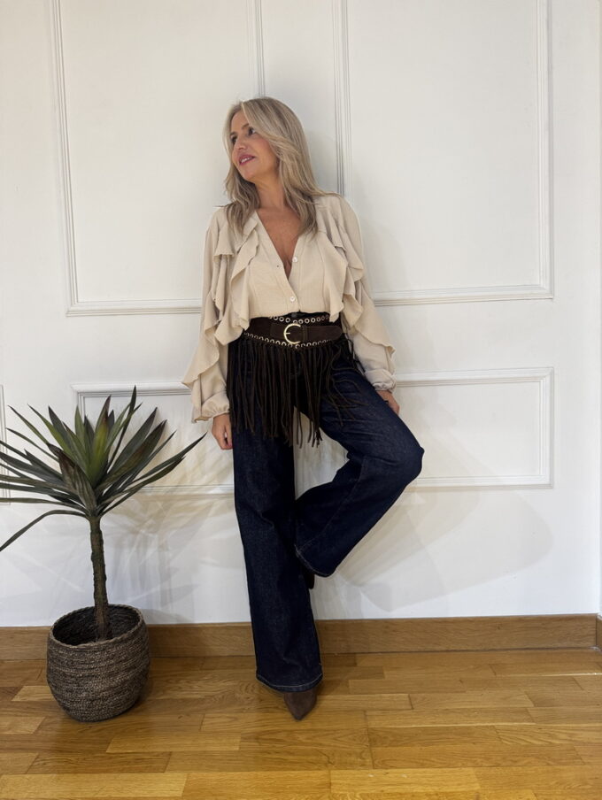 Vaquero Cropped Con Faja