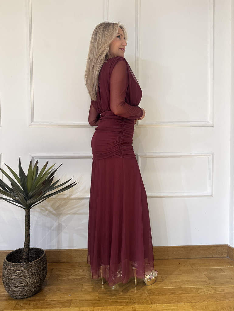Vestido Tull Pliegues - Imagen 3