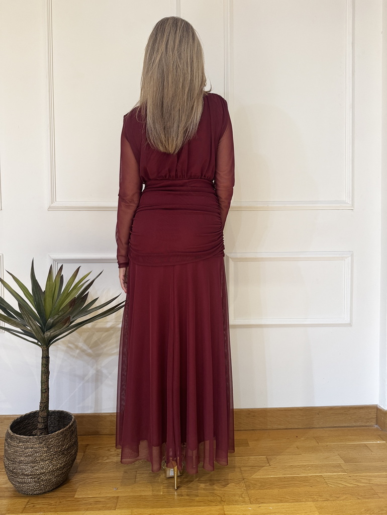Vestido Tull Pliegues - Imagen 5