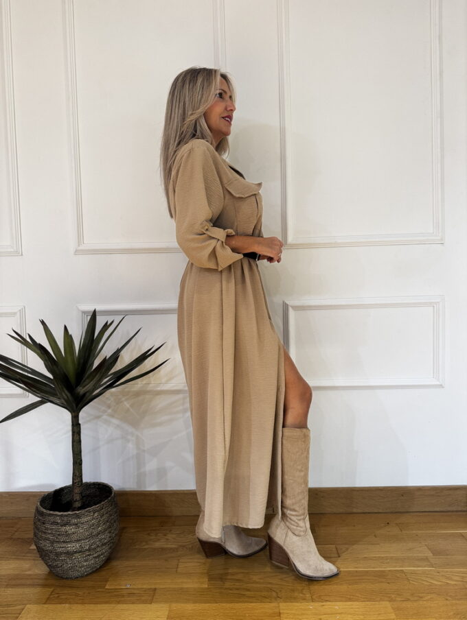 Vestido Camisero Cinturón