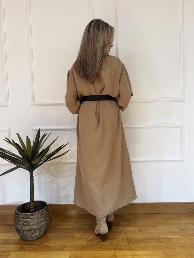 Vestido Camisero Cinturón