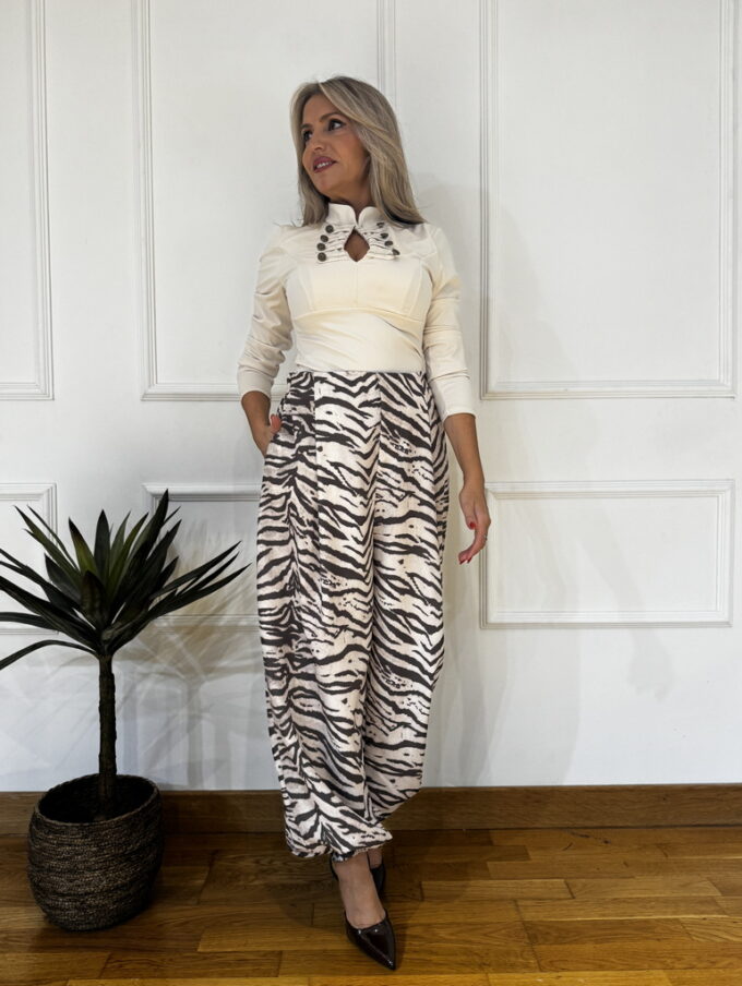 Pantalon Pinzas Print