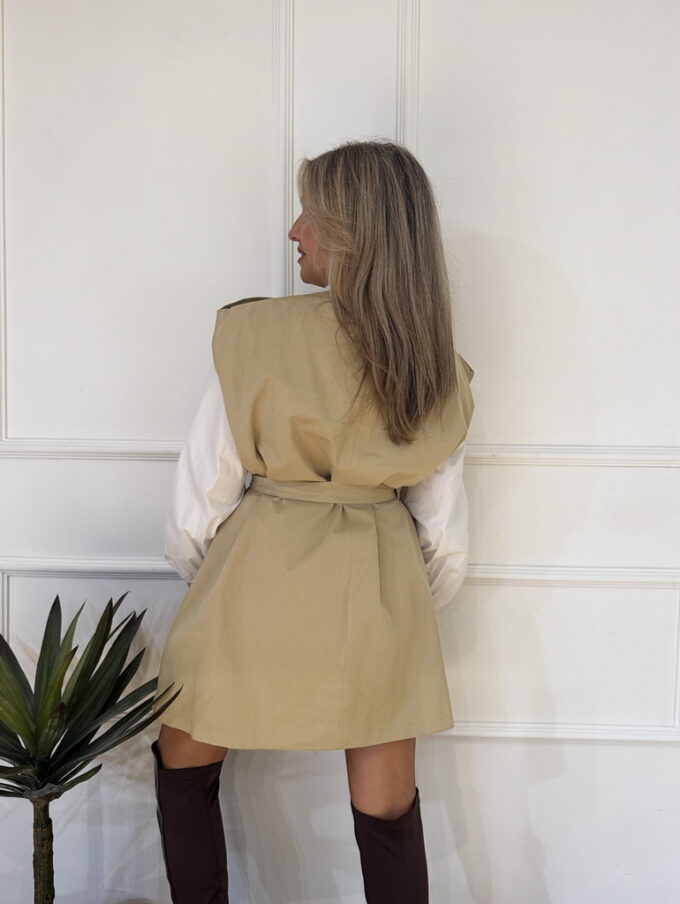 Conjunto Chaleco Cruzado