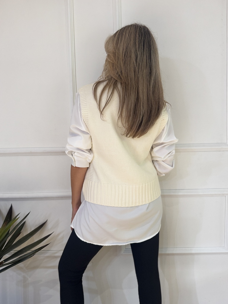 Camisa Con Chaleco Punto - Imagen 13