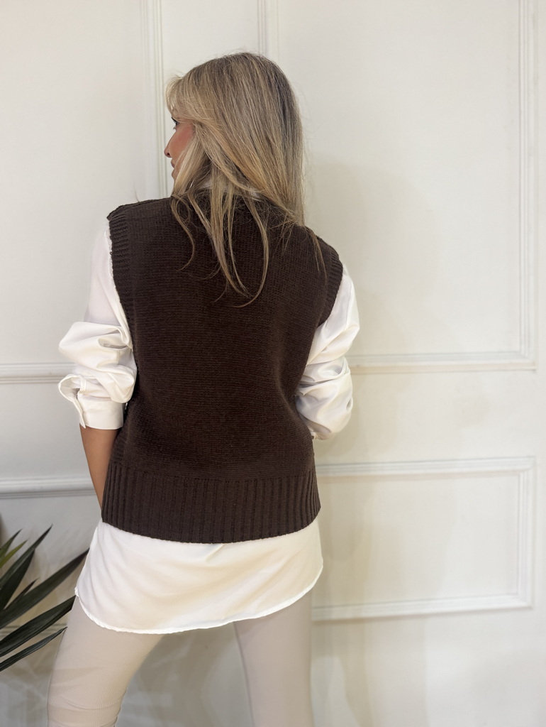 Camisa Con Chaleco Punto - Imagen 10