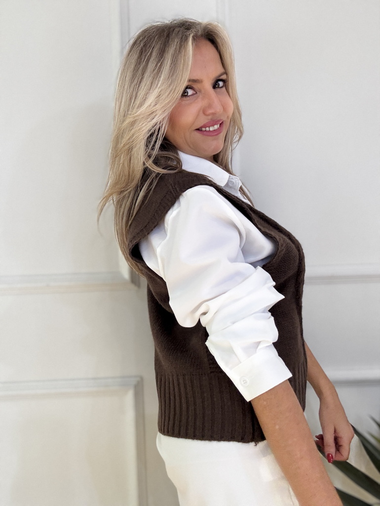 Camisa Con Chaleco Punto - Imagen 9