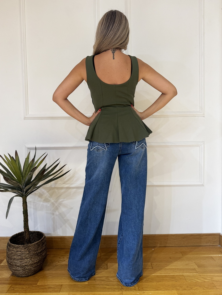 Blusa Vuelo Pinzas - Imagen 3