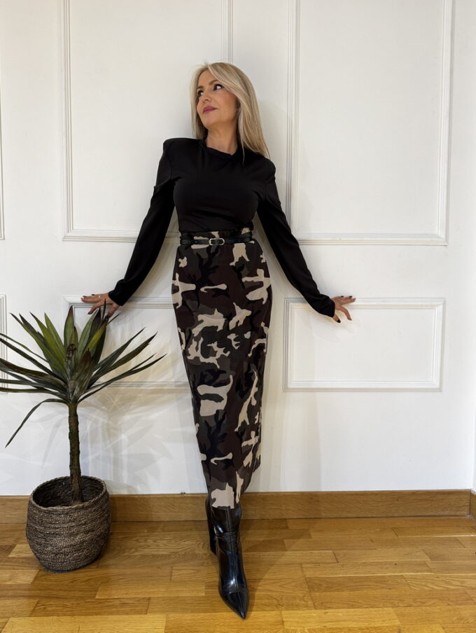 Falda Tull Midi