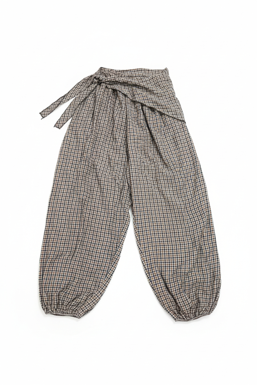 Pantalon Cuadros Pañuelo - Imagen 4