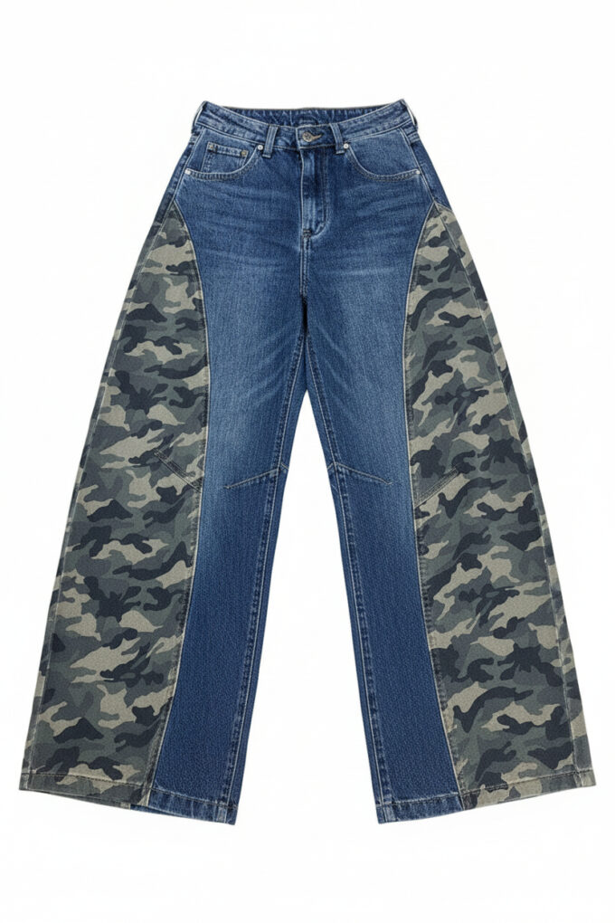 Pantalón Vaquero-Militar