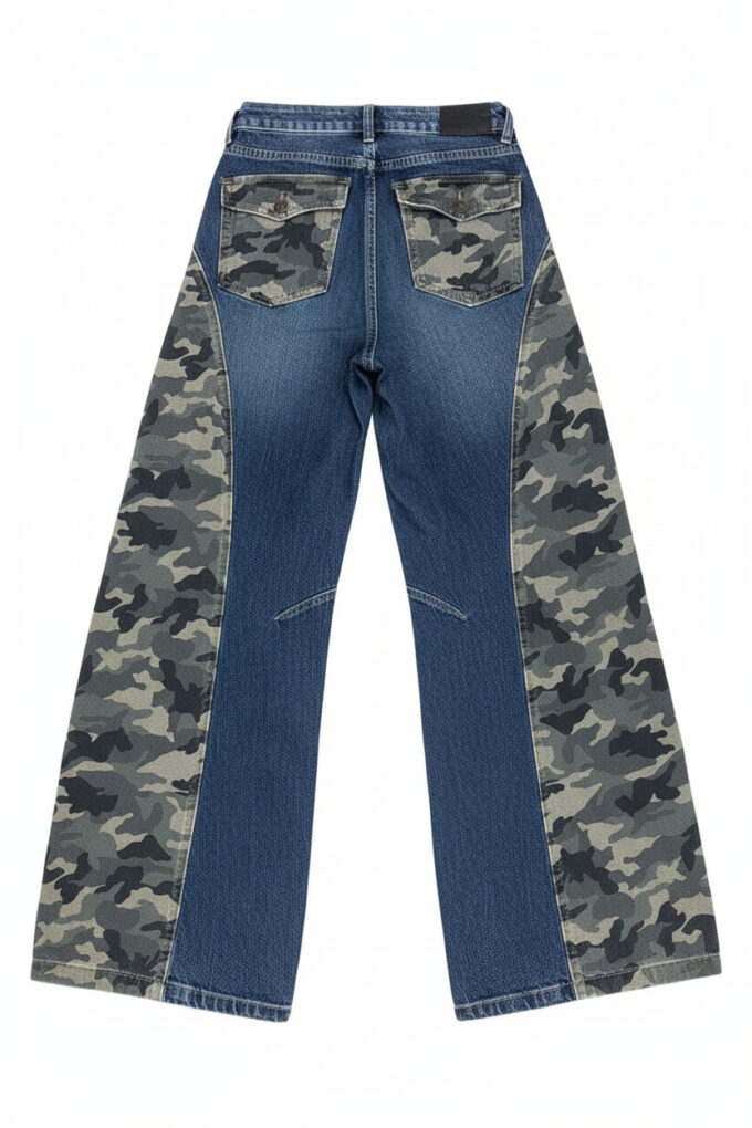 Pantalón Vaquero-Militar