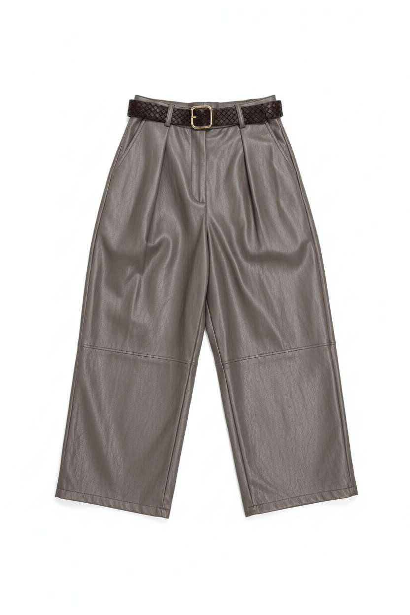 Pantalon Balloon Cropped Polipiel - Imagen 5