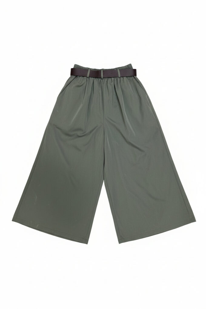 Pantalon Ancho Pinzas Cinturón