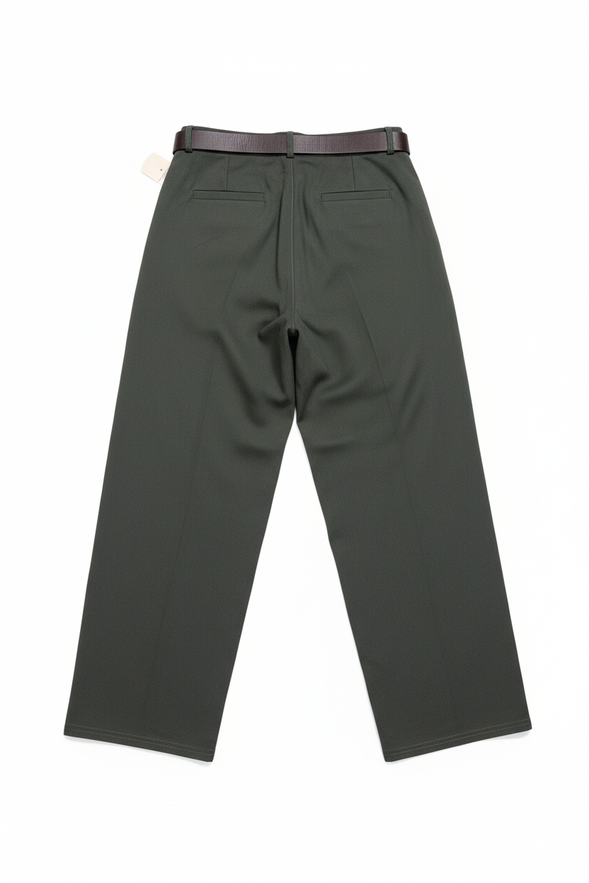 Pantalon Balloon Costura Cinturón - Imagen 8