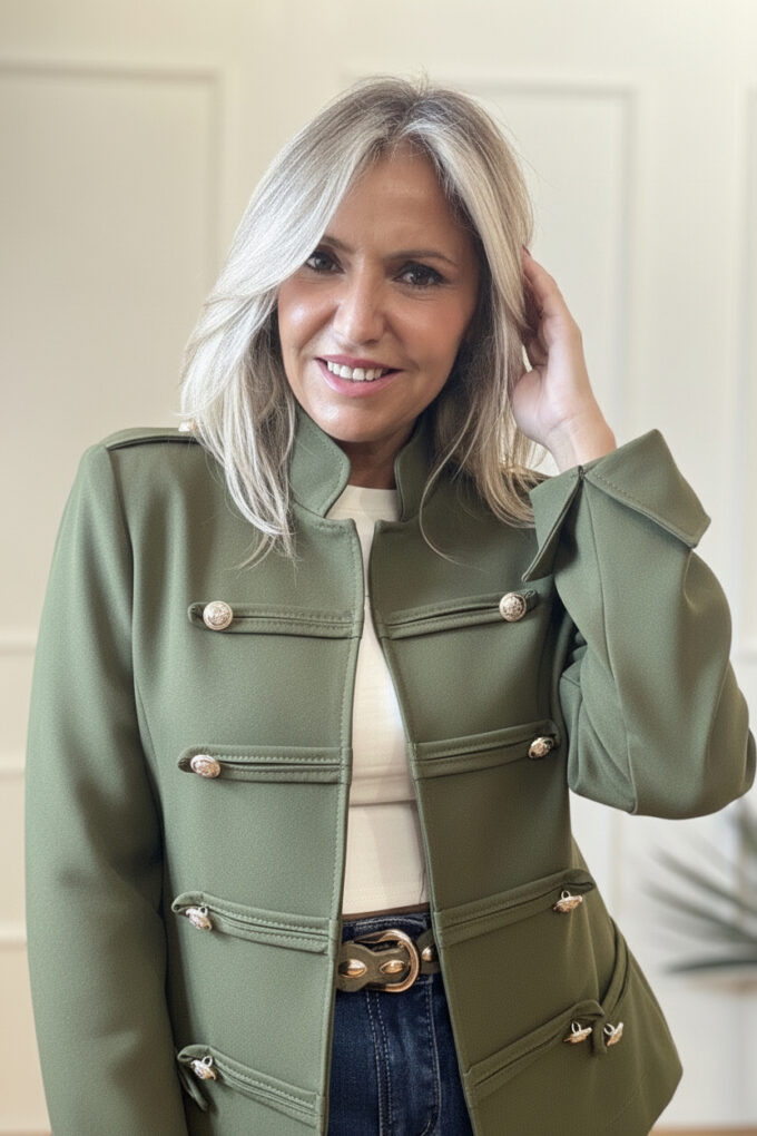 Chaqueta French Botones