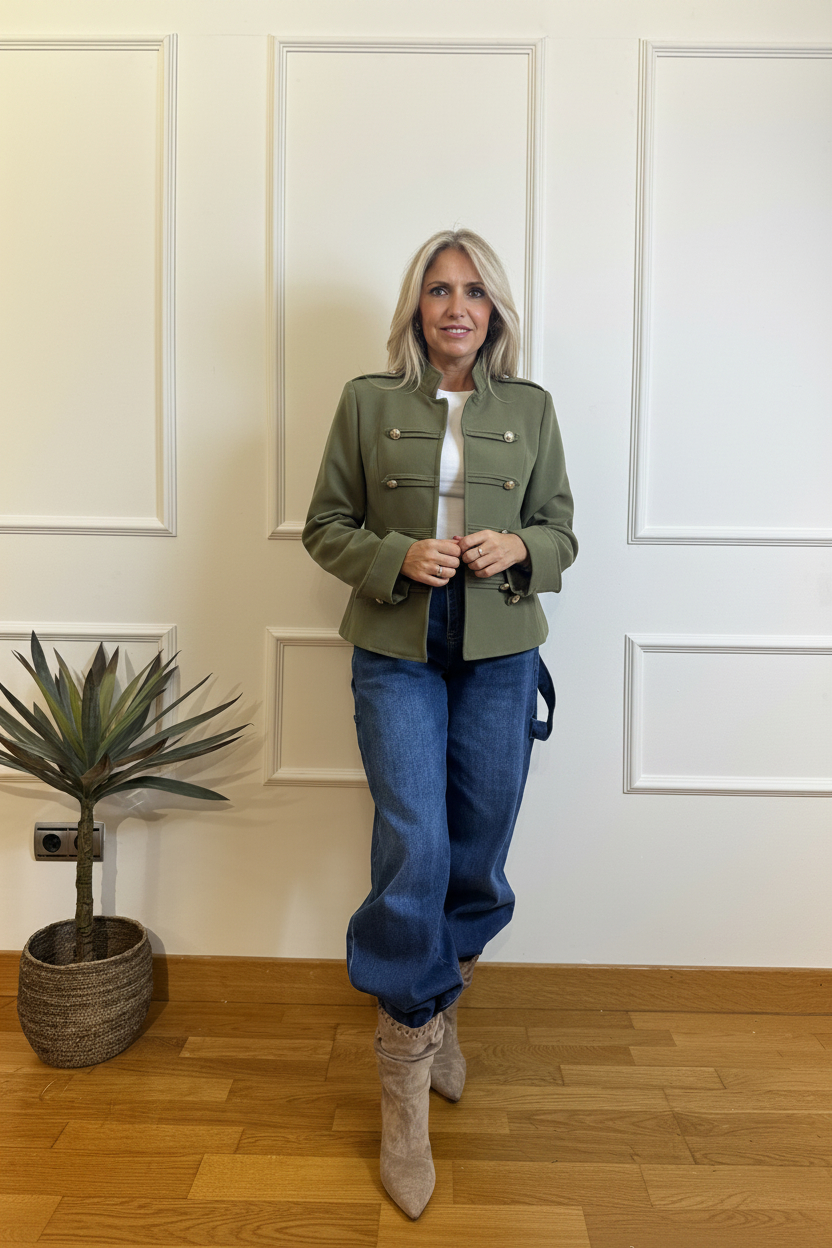 Chaqueta French Botones - Imagen 16