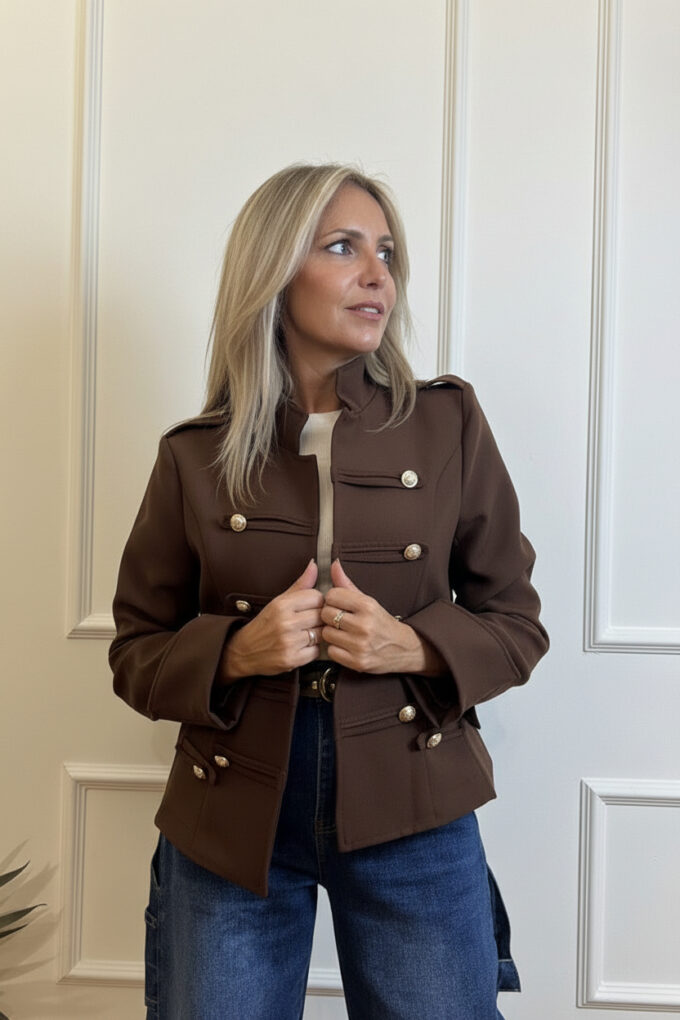 Chaqueta French Botones