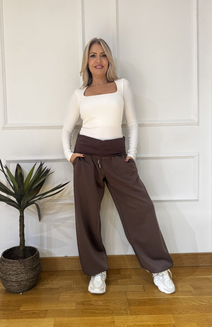 Pantalon Algodón Doble Cintura