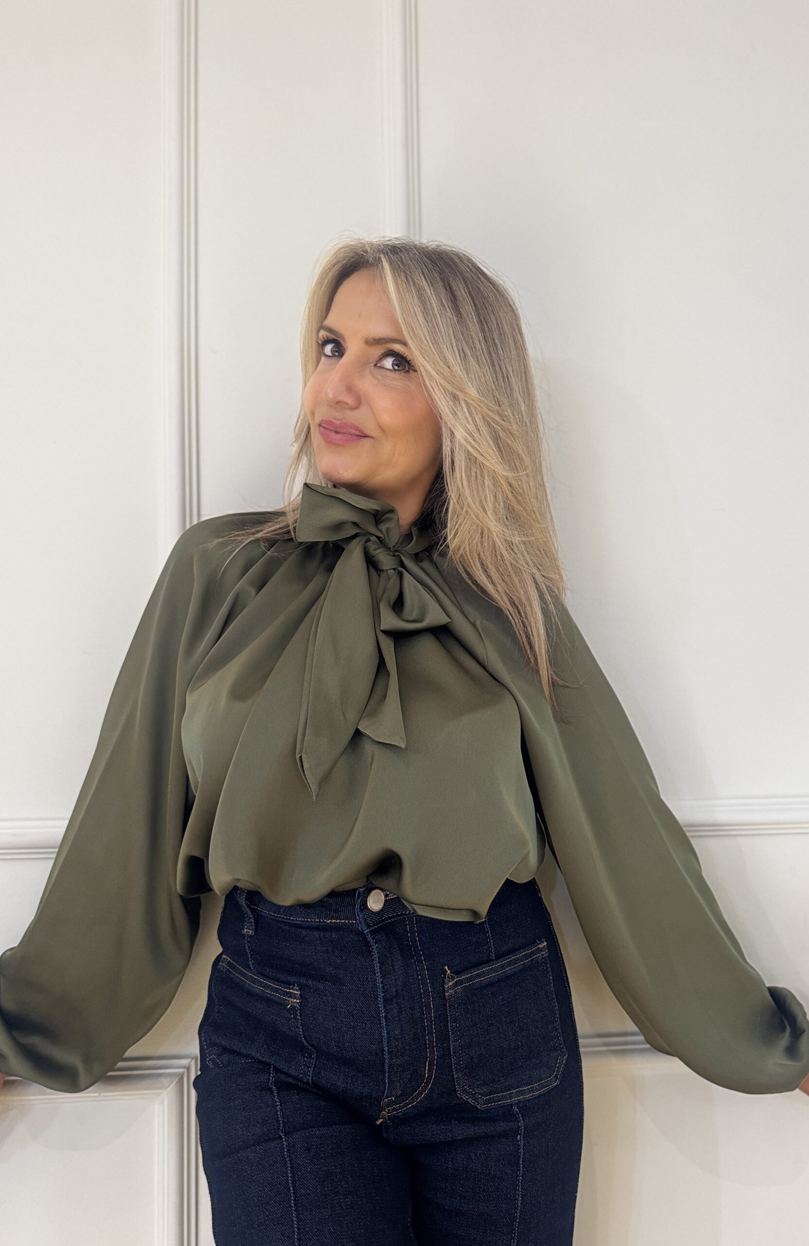 Blusa Satén Lazo - Imagen 4