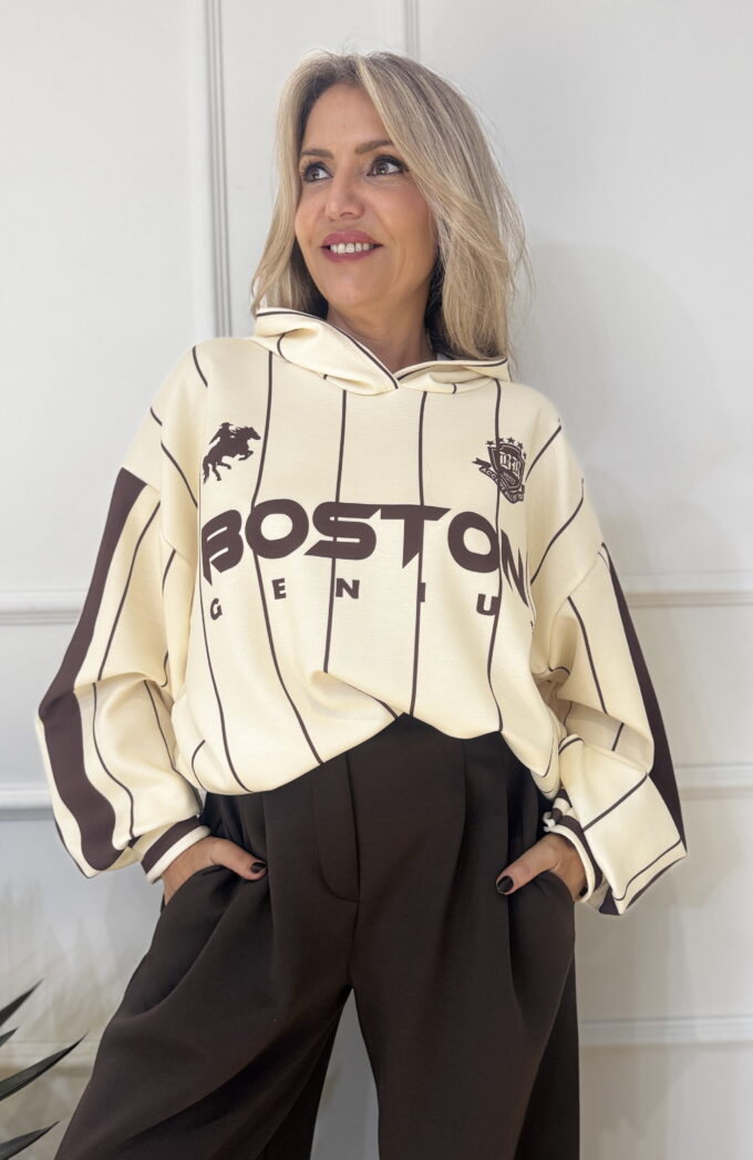 Sudadera Capucha Boston