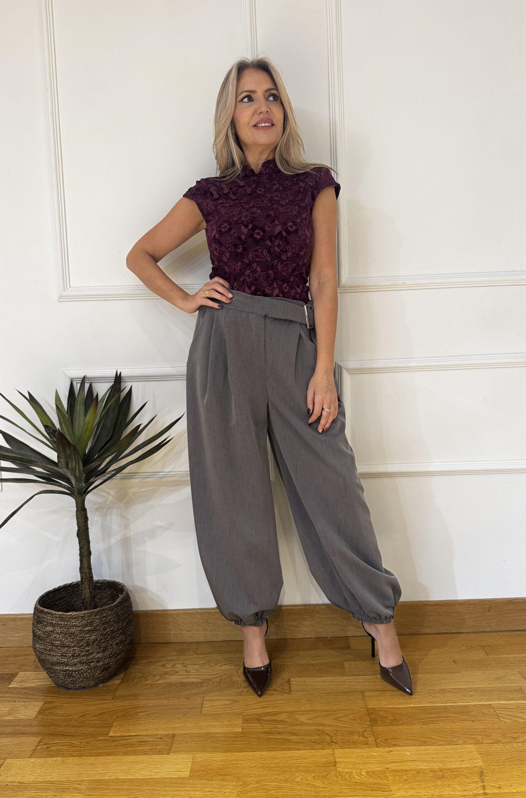 Pantalon Pinzas Hebilla