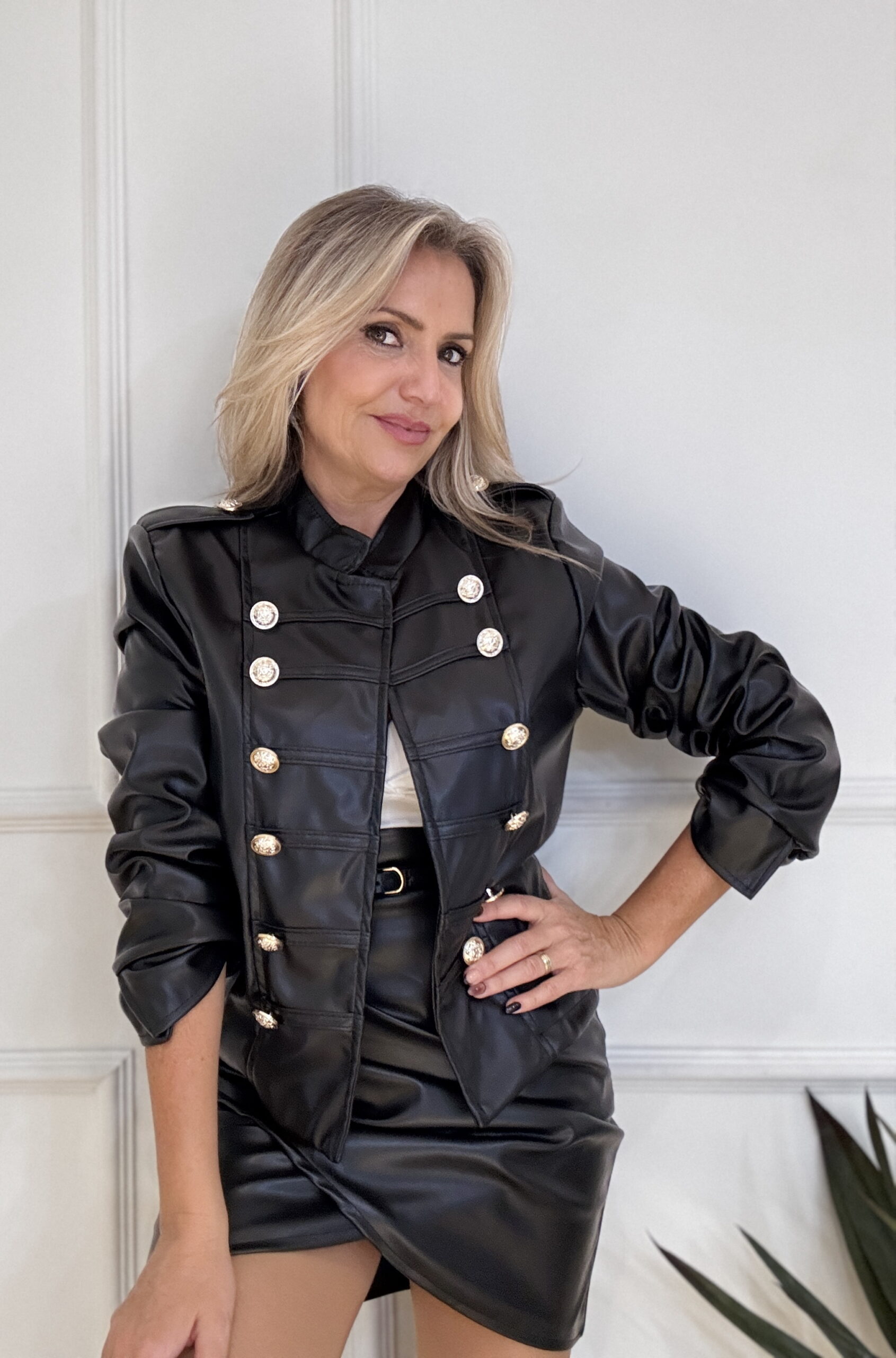 Chaqueta Polipiel French