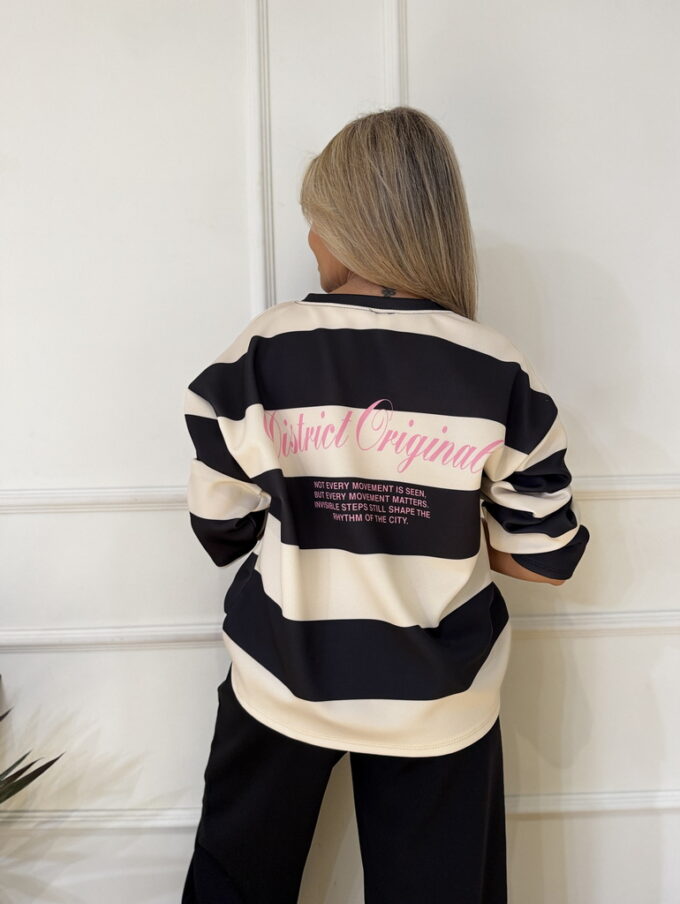Sudadera Rayas New York