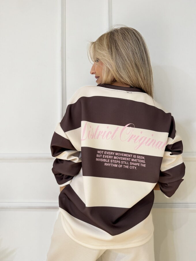 Sudadera Rayas New York