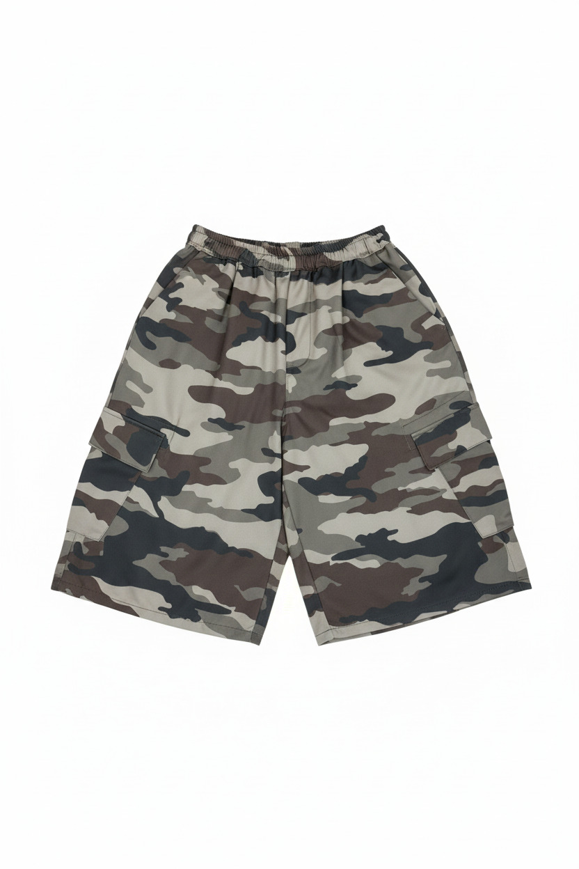 Bermuda Cargo Estampada - Imagen 4
